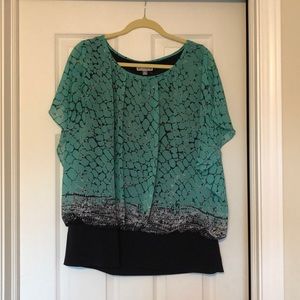 JM Collection Blouson Women’s Top